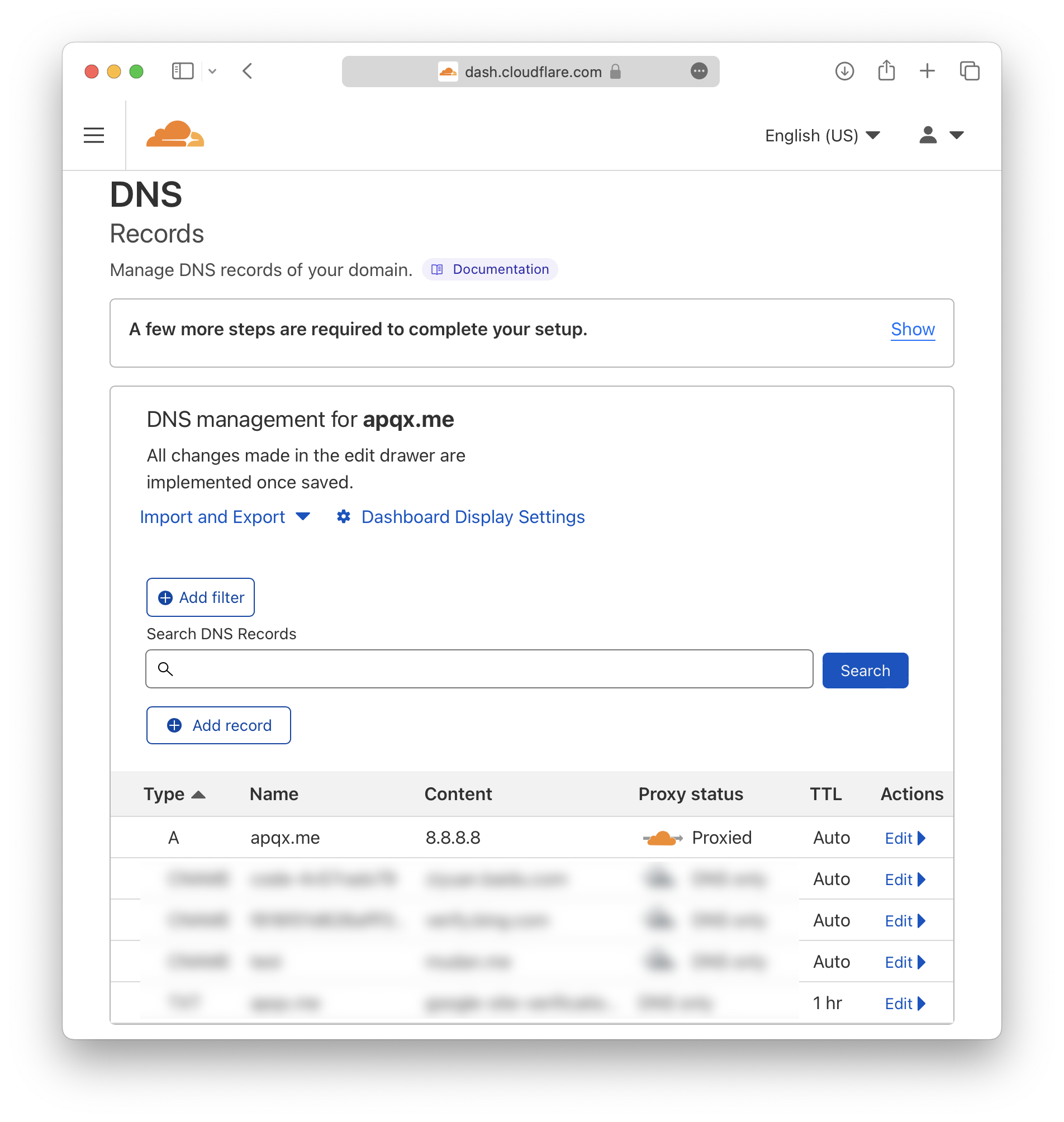 cloudflare dns