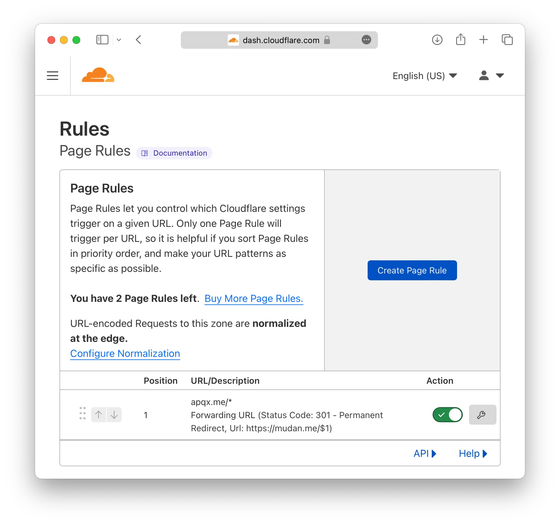 cloudflare rules 301